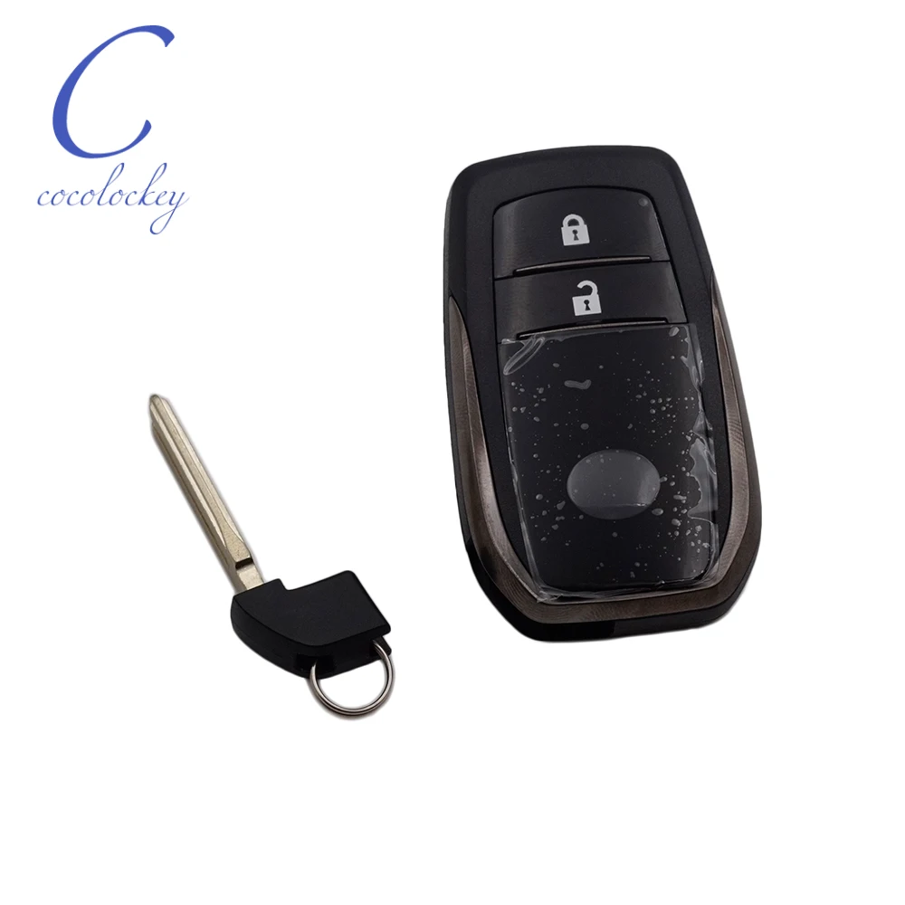 Cocolockey для Toyota Corolla Camry Crown RAV4 2 кнопки умный чехол с пультом дистанционного