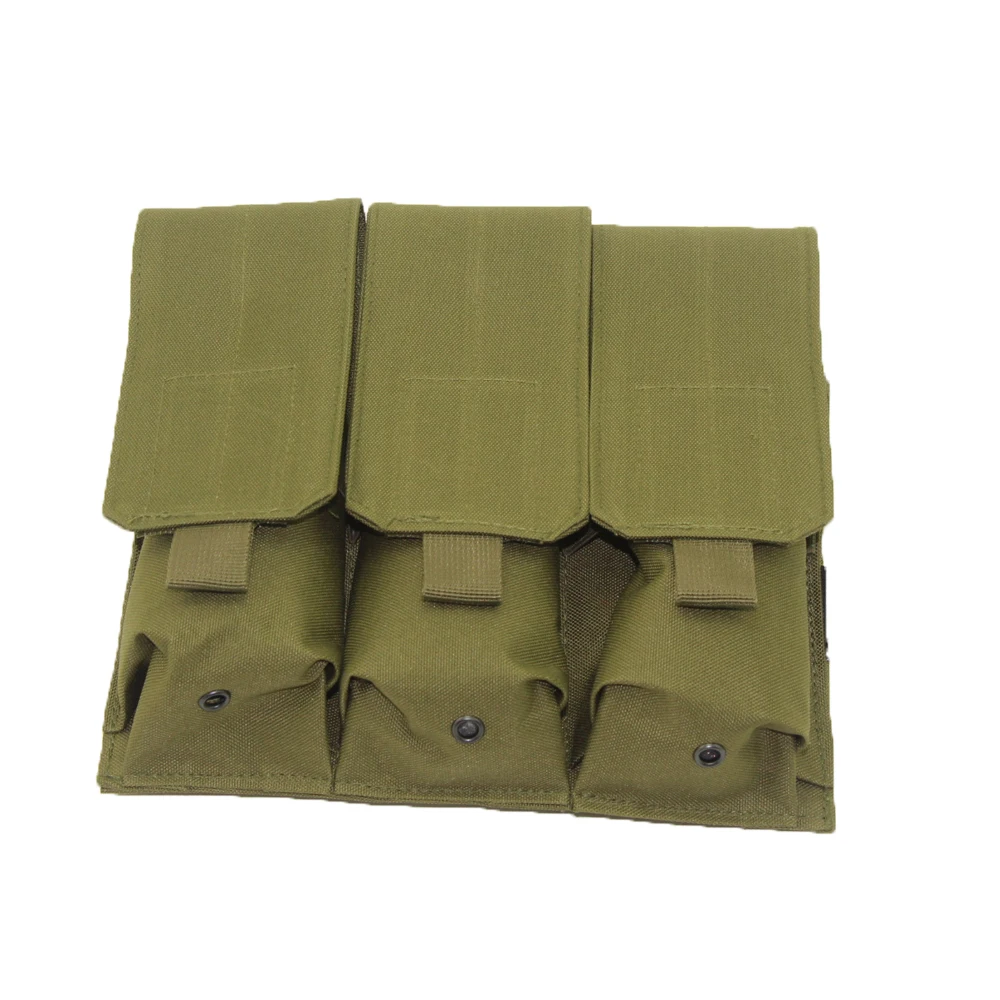 Охотничий страйкбол Открытый molle тактический, тройной AR15 M4 5,56 мм Журнал Mag мешочек жилет для стрельбы инструмент Dump Drop Bag аксессуары