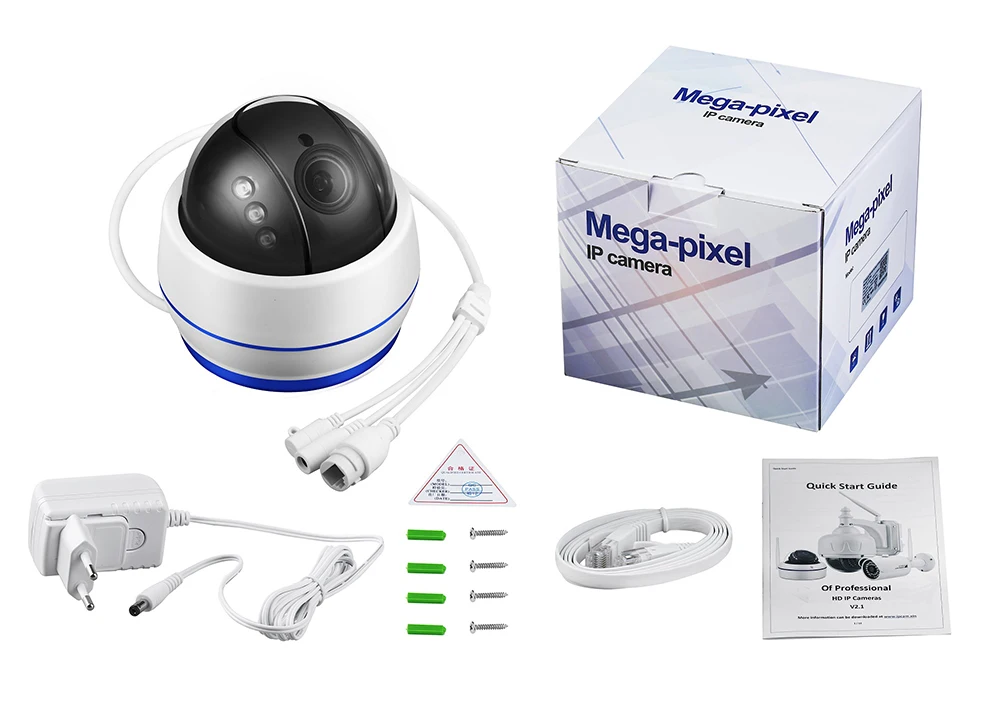 

5X Zoom 2.7-13.5mm Wireless Speed Dome PTZ IP Camera Wifi HD 1080P 960P Auto Focus Indoor Audio SD Card IR Night Onvif P2P Cloud