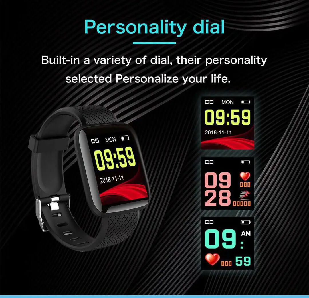 Смарт-часы с пульсометром и тонометром для мужчин женщин | Электроника