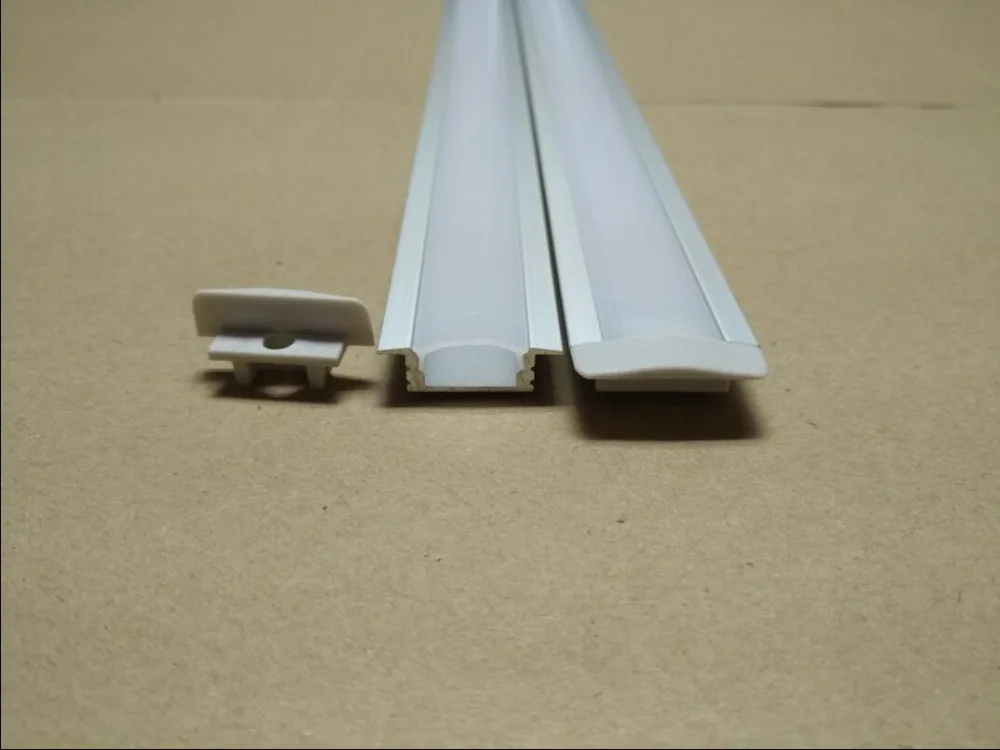 

Free Shipping Aluminum Profile Channel with Cover Extrusions Holder For LED Strip Lights