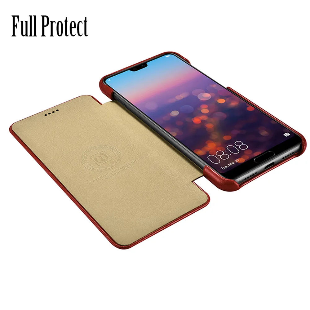 Для huawei P20 чехол бренд Icarer Роскошный кожаный флип-чехол для huawei P20 Pro Чехол винтажный защитный чехол s
