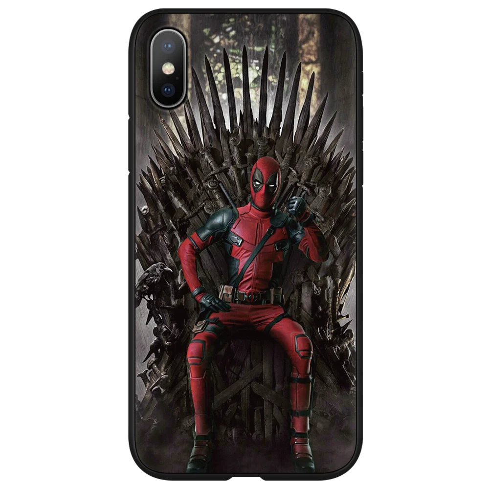 Marvel Мстители Jorker Dead Pool печать рисунок чехол TPU Мягкий для iPhone XS Max 7 8 Plus XS X 6 6S 5 5S 11 Pro Чехол для Max XR - Цвет: 0mzzxzuo