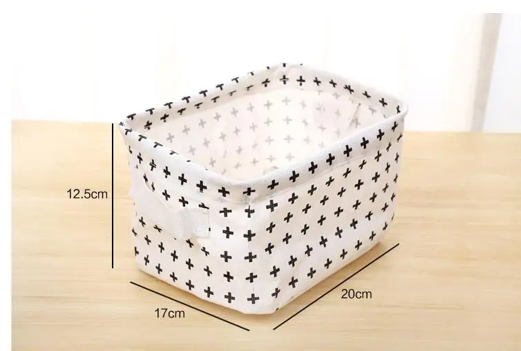 Складная корзина для хранения мусора из хлопка и льна 1 шт. пикника|cesto organizador|picnic