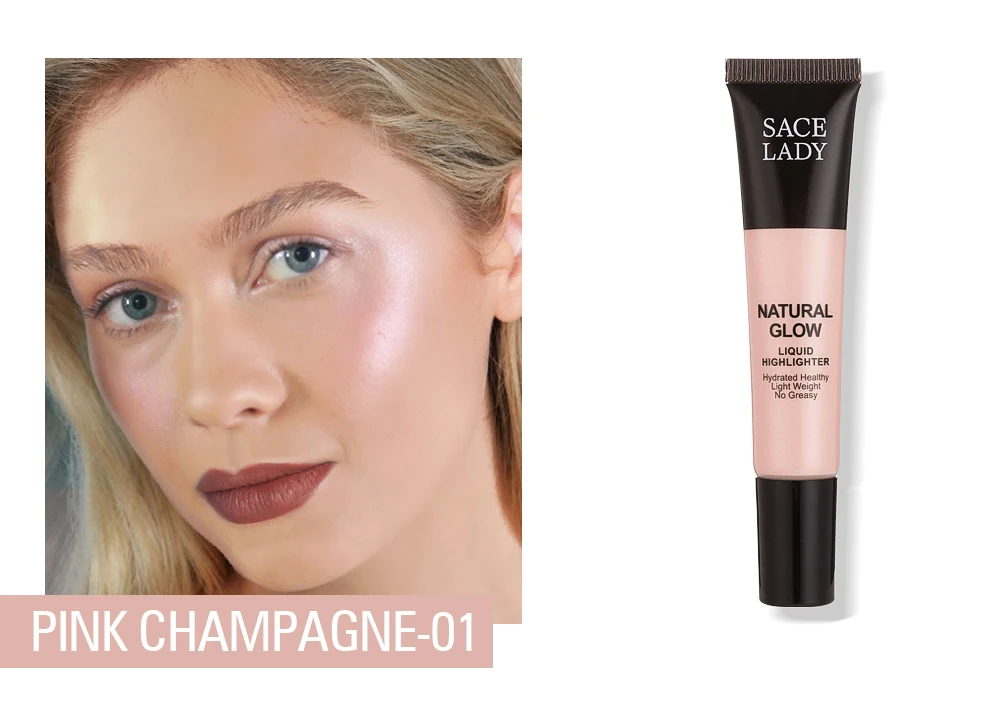 SACE LADY Illuminator макияж хайлайтер крем для лица и тела Shimmer Make Up Liquid осветление профессиональная светящаяся косметика для лица