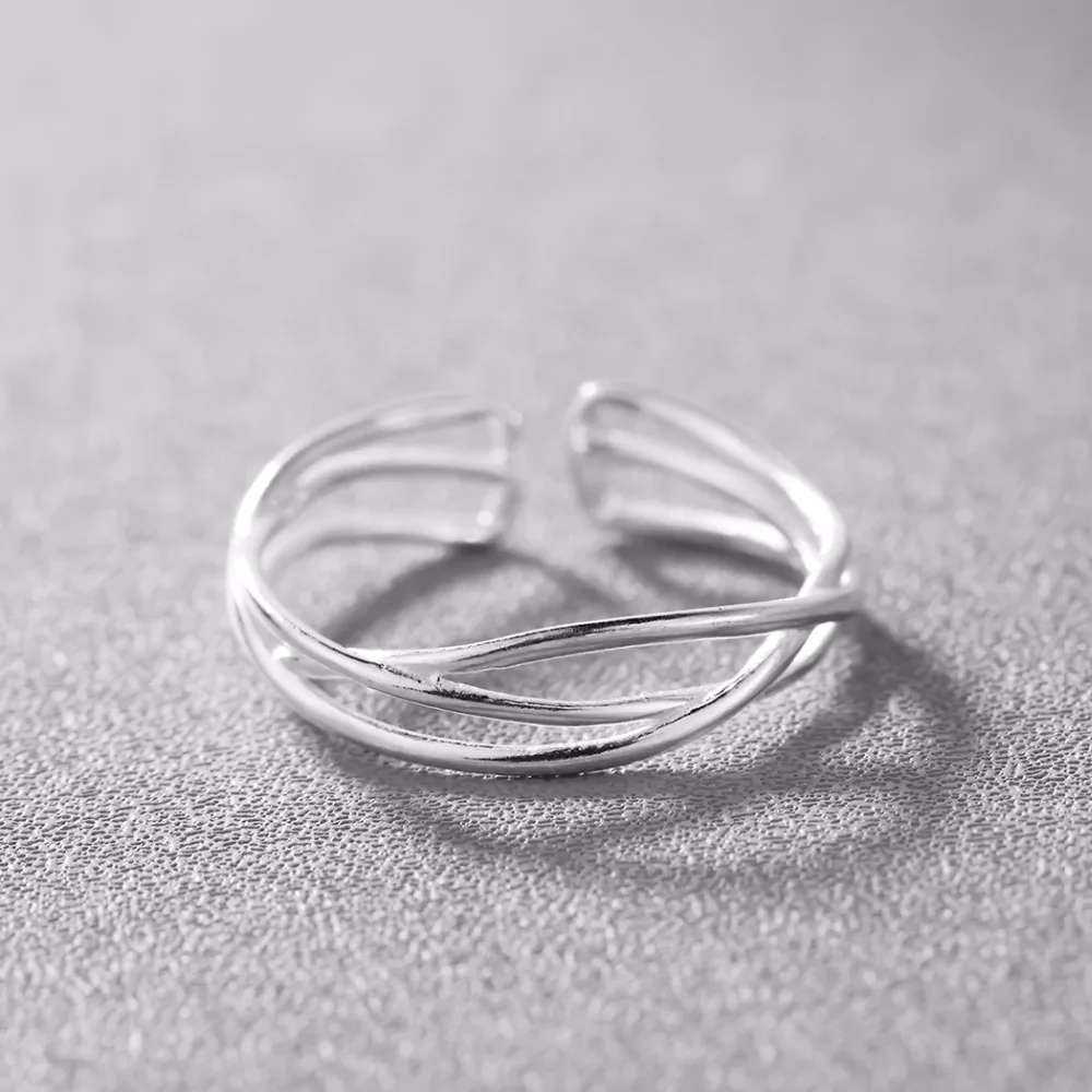 Украшения CHENGXUN в стиле панк Крутое кольцо унисекс полый геометрический вкладыш