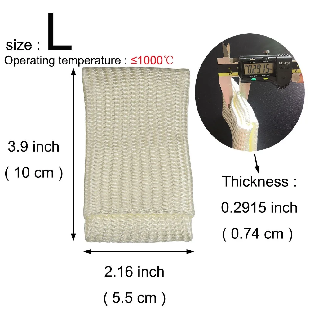 Tig Finger тепловой щит L до 550 градусов сороконожка/1000 сороконожка 2PK | Инструменты