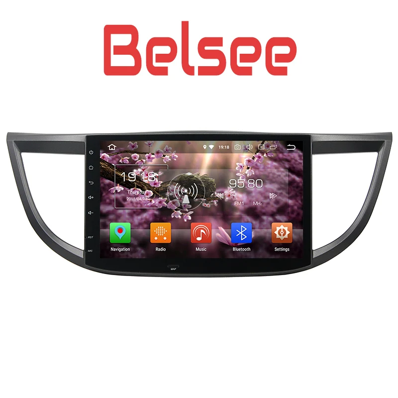Belsee 2Din android 8 0 Автомагнитола Радио сенсорный экран стерео навигации gps для Honda CRV CR V
