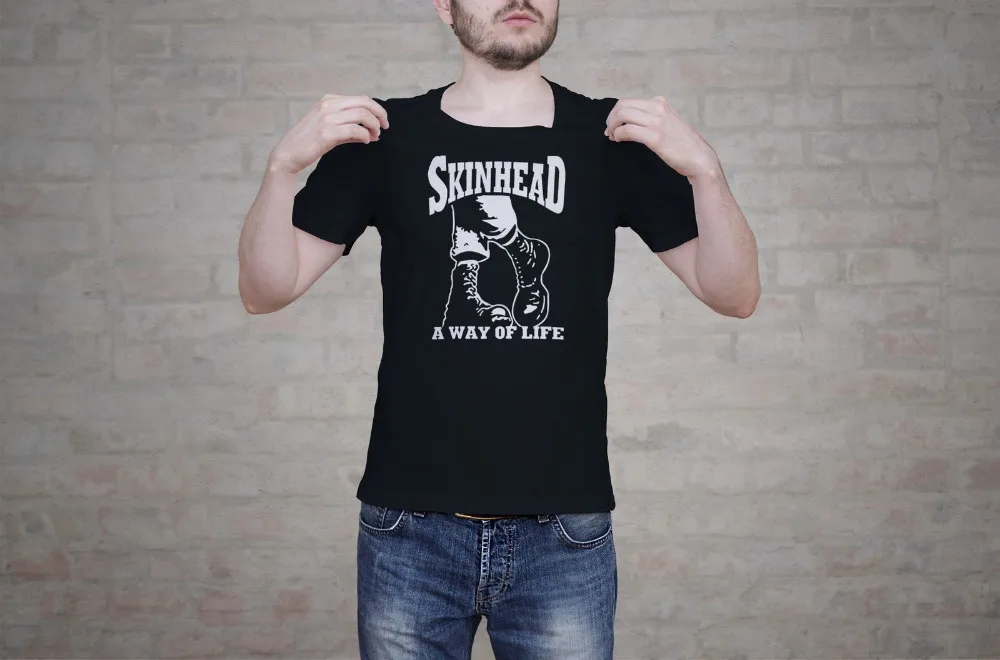 2018 Новая модная брендовая одежда Skinhead Футболка Mod sk Scooter с круглым вырезом| |