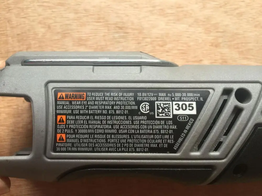 Первоначально подлинное нимесулид (DREMEL) 12 В аккумуляторные ручные
