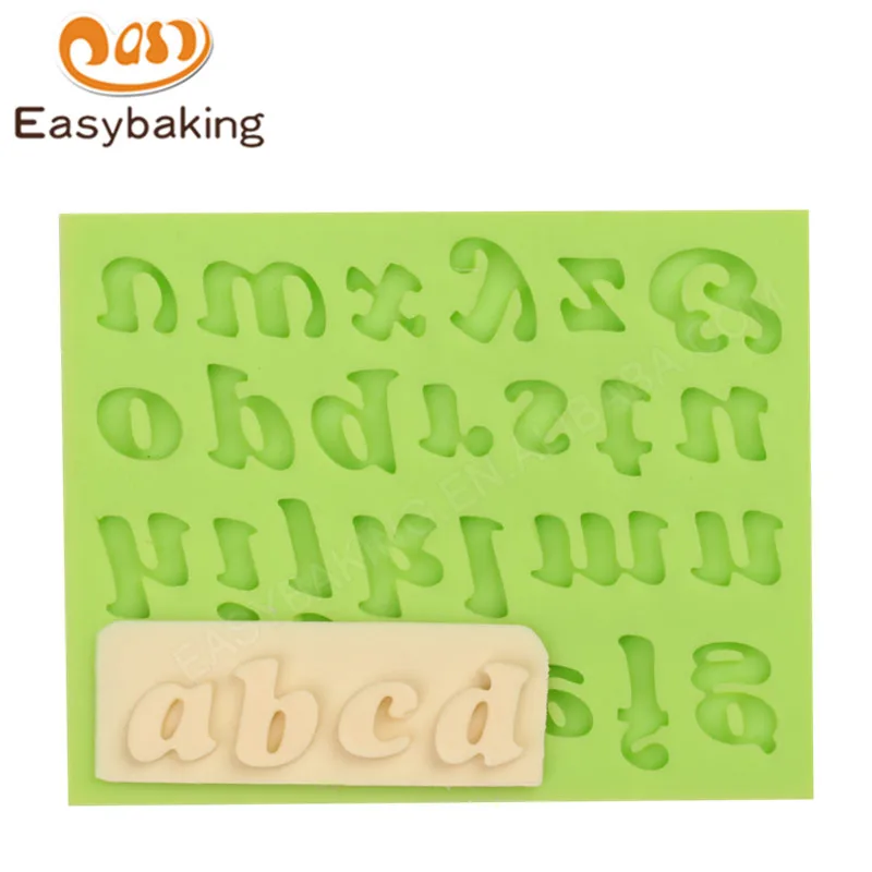 Set of 3 Capital Letters Lowercases and Arabic Numbers Fondant Cake Decoration Silicone Mold for the Kitchen Baking Sugarcraft | Дом и сад