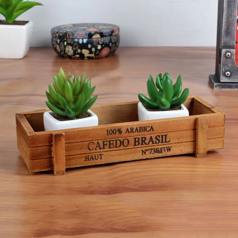 Деревянный Настольный Контейнер для мелочей 1 шт. деревянная подставка хранения