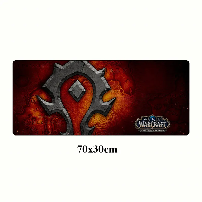 NO.3 World of Warcraft игровой коврик для мыши геймер большой 70x30 см orde Alliance компьютерный коврик для мыши Нескользящий Резиновый фиксирующий край Настольный коврик - Цвет: NO.3