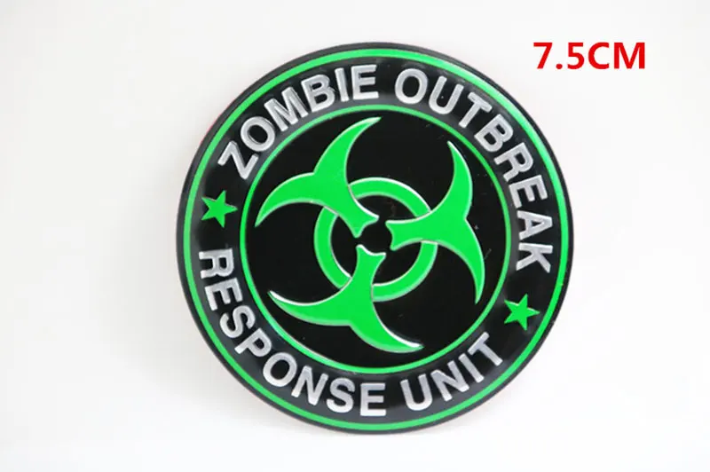 3D Resident Evil Umbrella Corporation Стикеры Алюминий Сплав Надписи эмблемы для украшения знак