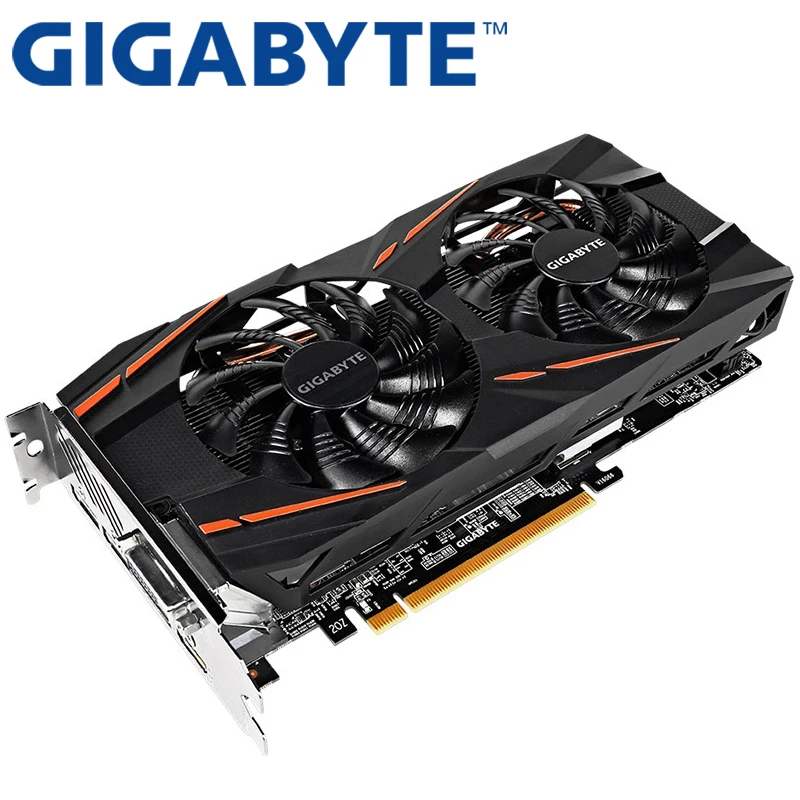 Видеокарта GIGABYTE RX 580 8 Гб 256 бит GDDR5 видеокарты для AMD 500 серии VGA карты RX580 б/у DisplayPort