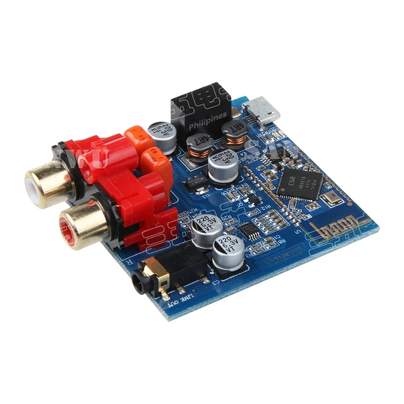 Hi Fi Bluetooth 4 2 стерео аудио приемник CSR64215 плата цифрового усилителя|Соединители| |