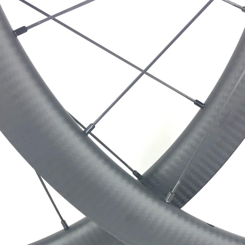 

Carbon Ti X-Hub Road Disc SP hub straight pull wheelset 700C 38mm deep tubeless 25 wide road disc bicycle carbon wheels 3K Twill