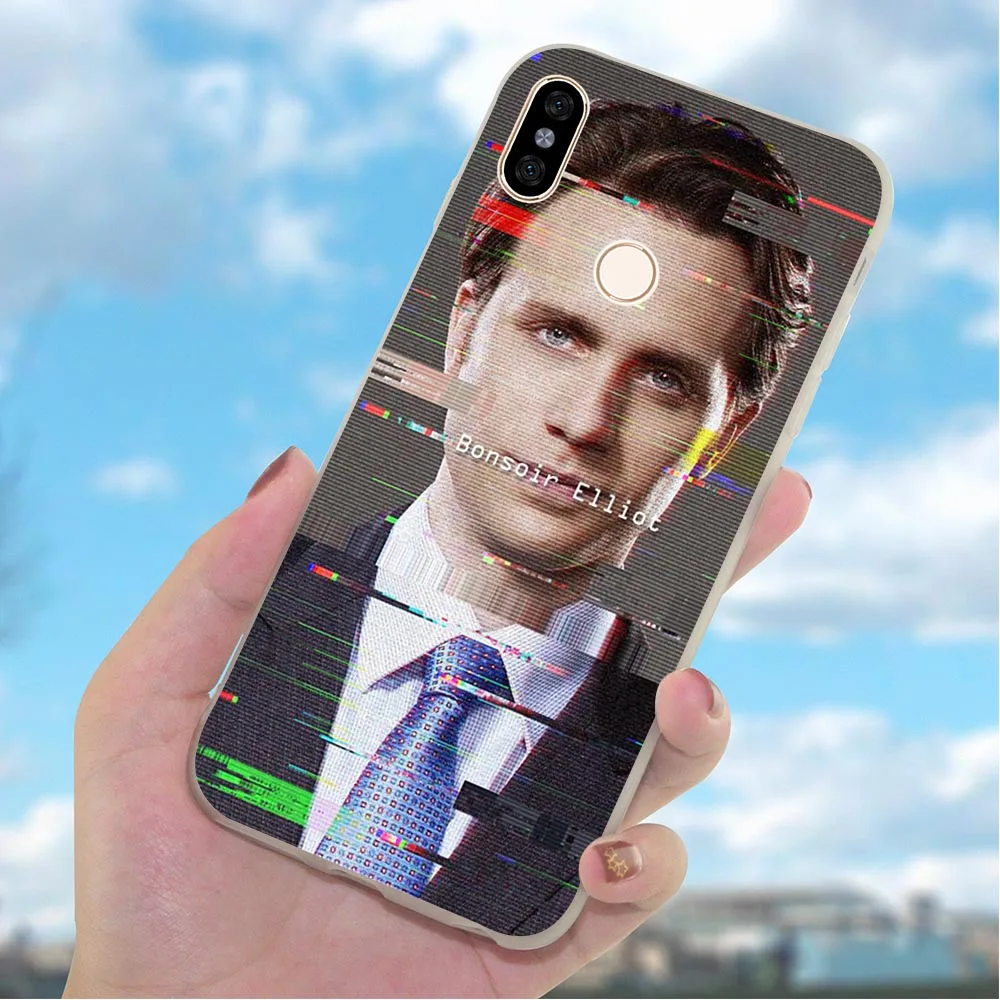 Чехол для телефона из мягкого ТПУ Xiaomi Mi 9se Mr Robot 9 8 Lite Redmi Note 6 Pro 4X A2 A1 4A 5 Plus 5A Prime 6A