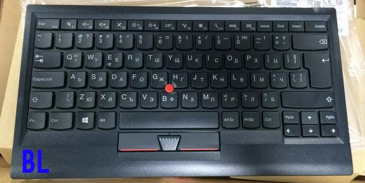 Беспроводная Bluetooth клавиатура для планшетных ПК с USB зарядкой Трекпойнт ThinkPad 0B47189