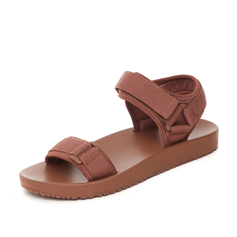 CuddlyIIPanda Summer Sandals Open Toed Beach Shoes Hook&ampLoop Women Gladiator Leisure Canvas Concise Sandalia Feminina | Обувь