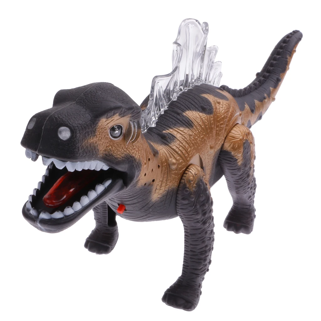 Новый Электрический робот ходьба звук динозавра w/светильник пластиковые