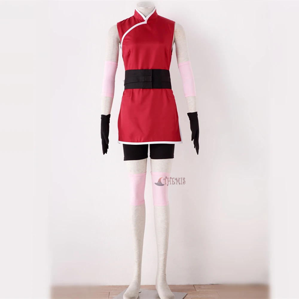 Athemis аниме Haruno Sakura Косплей Костюм на заказ Высокое качество|haruno sakura cosplay|sakura