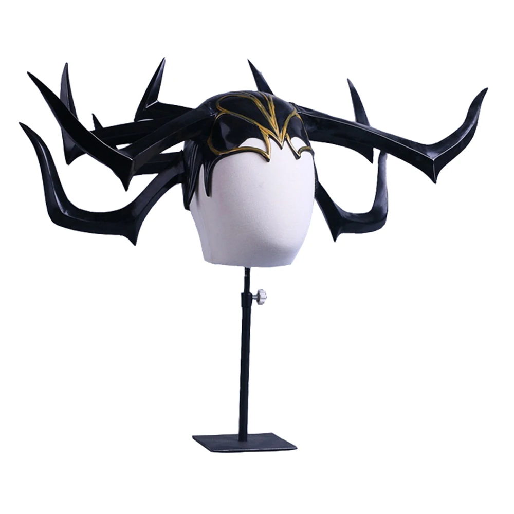 Marvel Legends Thor Ragnarok Hela Hearwear Косплей головной убор маска шлем для взрослых женщин костюмы на Хэллоуин косплей
