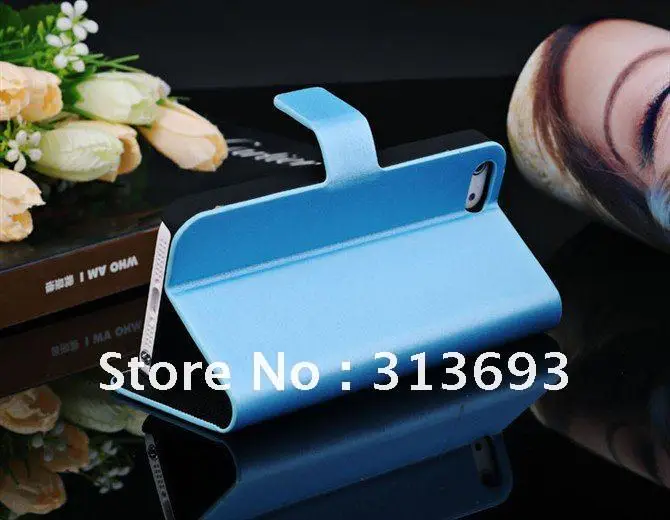 multi color chosen for iphone 5 5g mercerized leather case| |