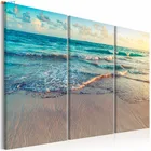 Настенные модульные картины Пунта-Кана плакаты пляж и пейзаж, Картина на холсте, 3 шт.