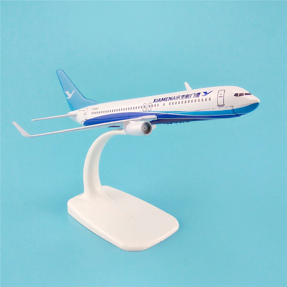 16 см металлическая модель самолета воздуха Китай Сямэнь эйр B737 800 Boeing 737