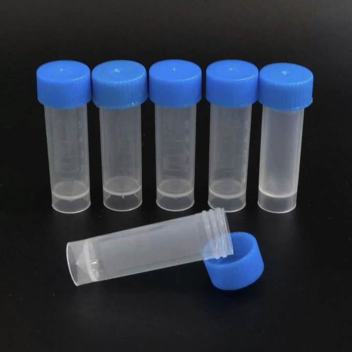 200pcs/lot 5ml Graduated Plastic Cryovial Tubes Cryo Freezing Tube pipes With Screw Cap | Канцтовары для офиса и дома