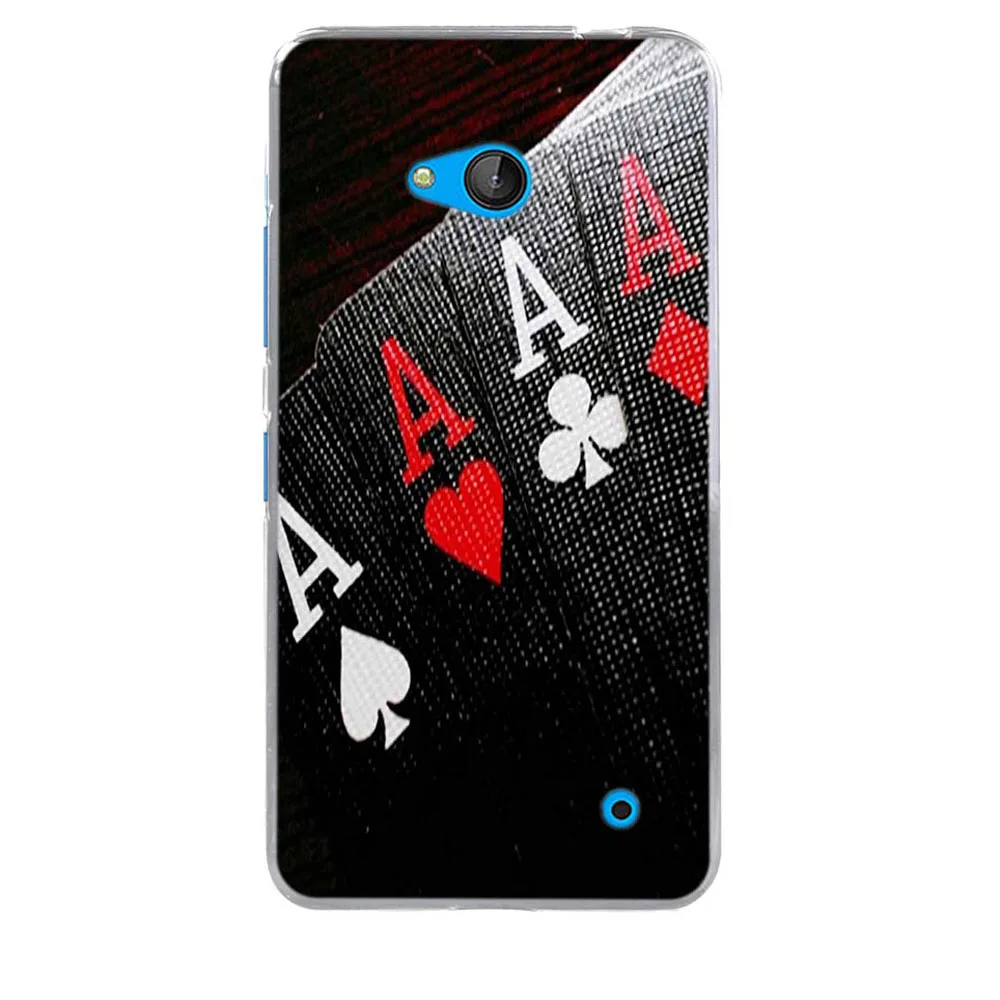 Мягкий чехол из ТПУ с прозрачным рисунком для Microsoft Nokia Lumia 640 N640 чехлы телефонов