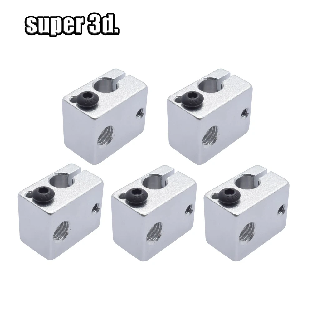 2 шт. 3D принтер нагревательный блок V6 подходит для j головки hotend kossel и prusa i3|prusa i3|3d