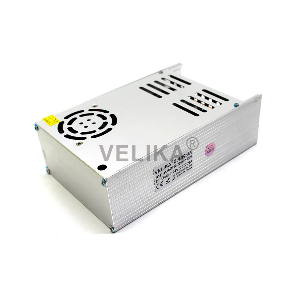 Светодиодный источник питания D24v 25a 600W адаптер переключатель 110V 220V AC DC 24V