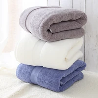 sunnyrain 1 piece thick long stapled cotton bath towels for adults high absorbent terry towels 80x160cm 800g