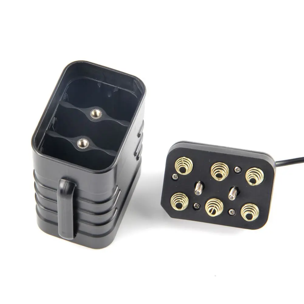HOT-6 section 18650 waterproof battery case pack 5VUSB/8.4VDC dual interface box |