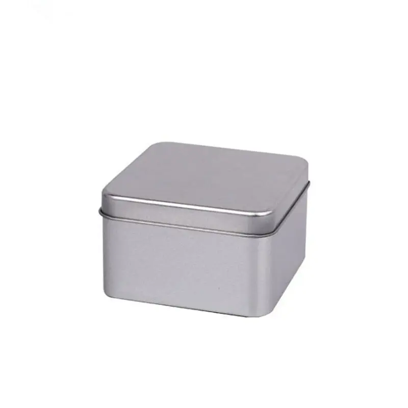 Дешево Квадратная коробка для хранения чайных конфет, жестяная коробка для свадьбы, коробка для мелочей, органайзер для наушников, контейнер для п...