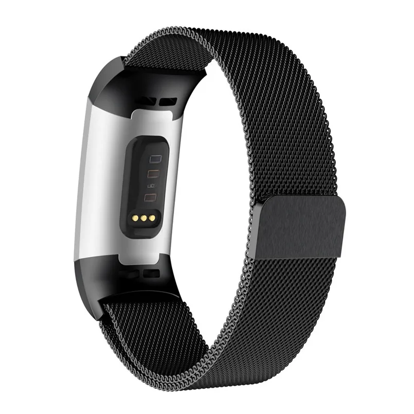 Для Fitbit Charge 3 сменный ремешок для часов Миланский Браслет из нержавеющей стали 198