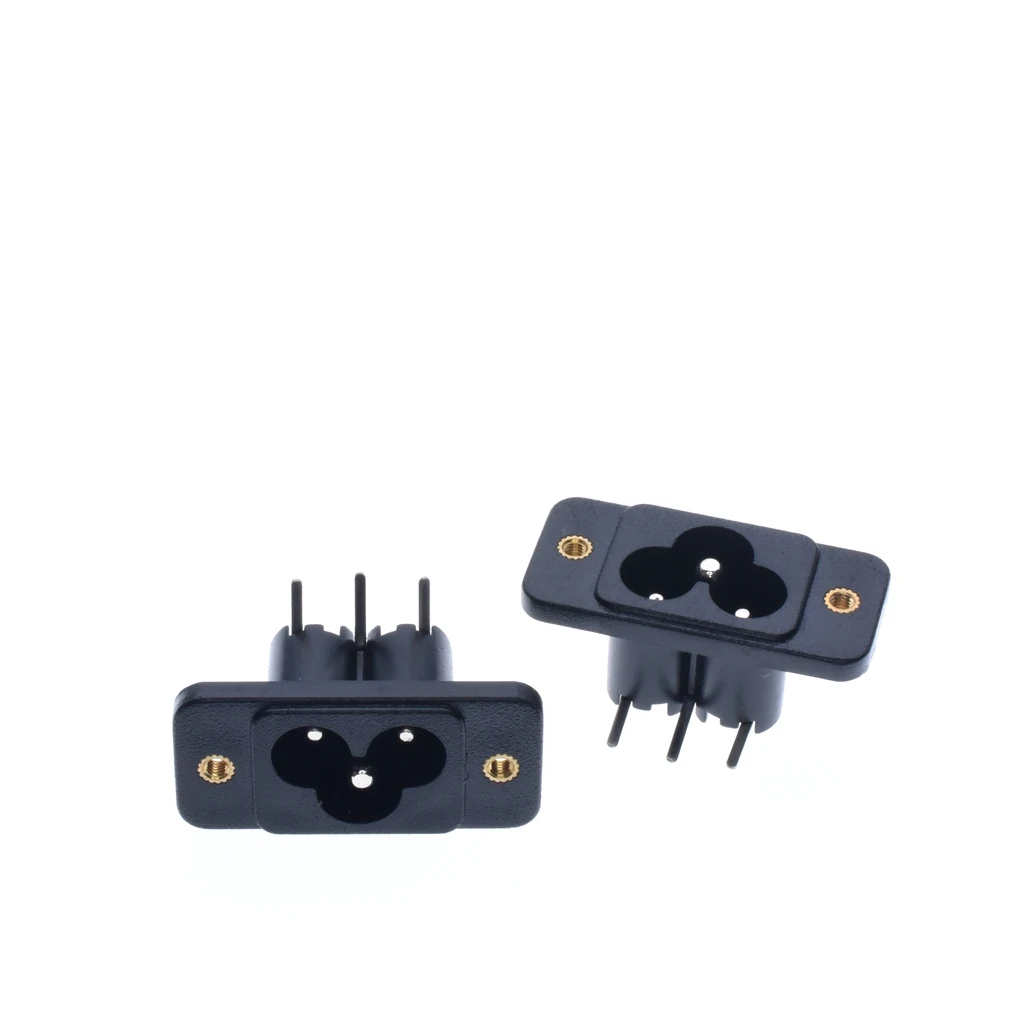3 Pin IEC320 C6 AC штекер Мощность разъем с винтовым зажимом на крепление Припой