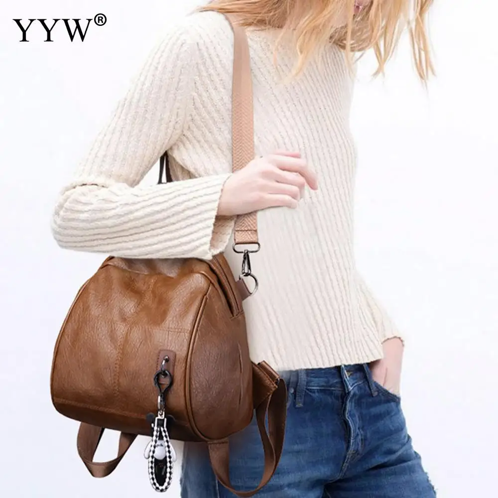 Коричневый клетчатый маленький рюкзак из искусственной кожи женская сумка Ita