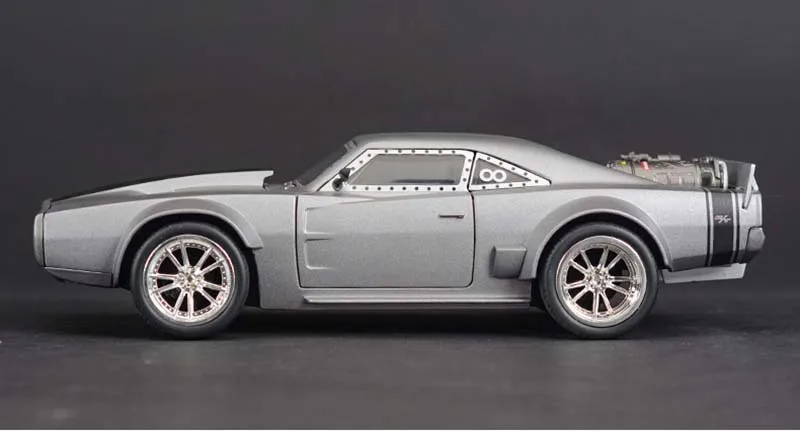 1:24 Форсаж F8 DOM'S литые под давлением машины Модель игрушки 1972 Плимут GTX фильм коллекция автомобиля игрушки для детей подарки на день рождения