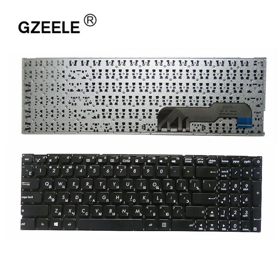 Русская клавиатура GZEELE для Asus X541 X541U X541UA X541UV X541S X541SC X541SA X541UVK RU черная ноутбука |