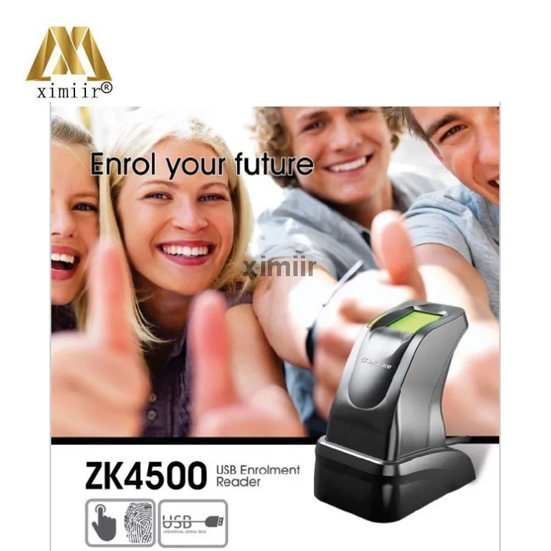 Низкая цена бесплатный SDK ZK4500 usb-устройство для считывания отпечатков пальцев