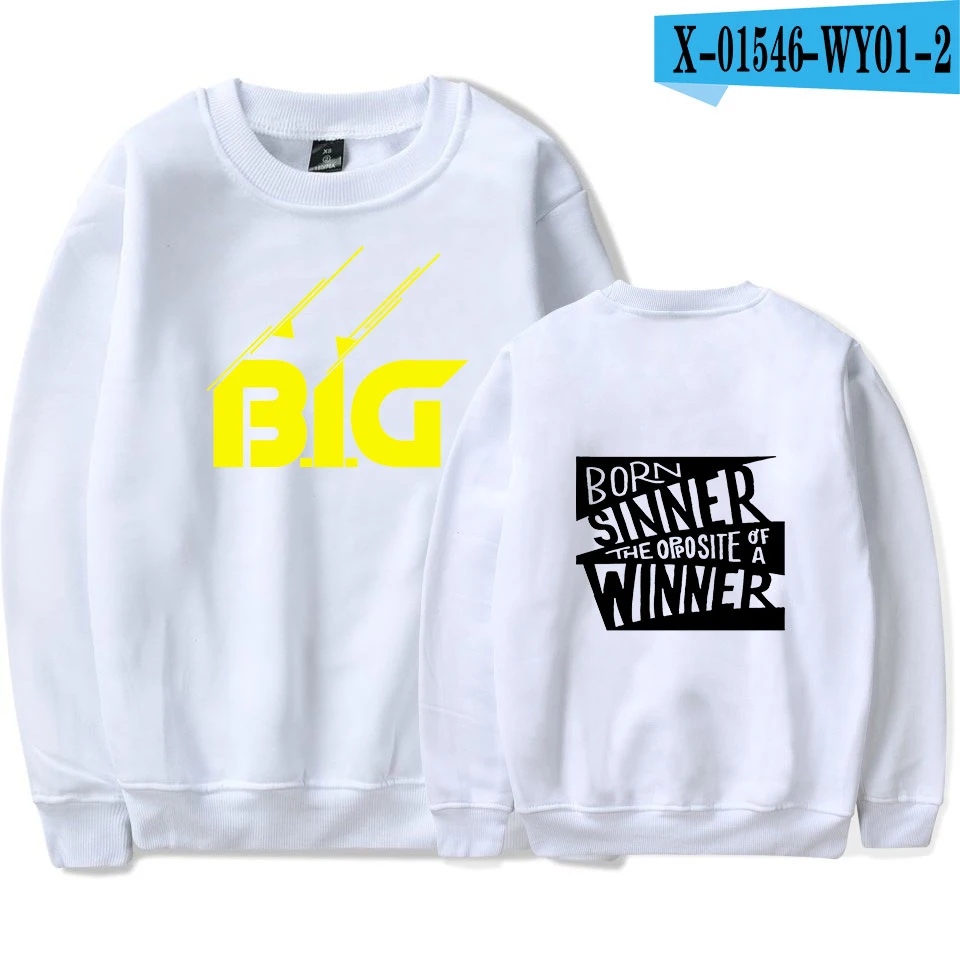 H BIGGIE толстовки для мужчин и женщин Печатный B.I.G свитер с капюшоном пуловер Плюс Размер больше размера d. I. g Толстовка - Цвет: H