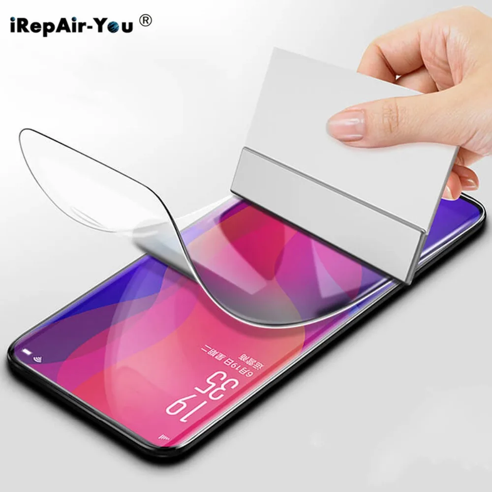 10D мягкая Гидрогелевая пленка из ТПУ для OPPO Find X Reno 10 R15 R17 Pro RX17 Neo A3 A5 F5 F9 F7 Nano HD