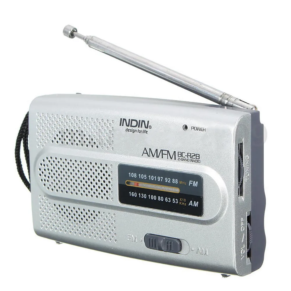 Мини портативный карманный AM/FM телескопическая антенна с питанием от аккумулятора радио приемник 7,8