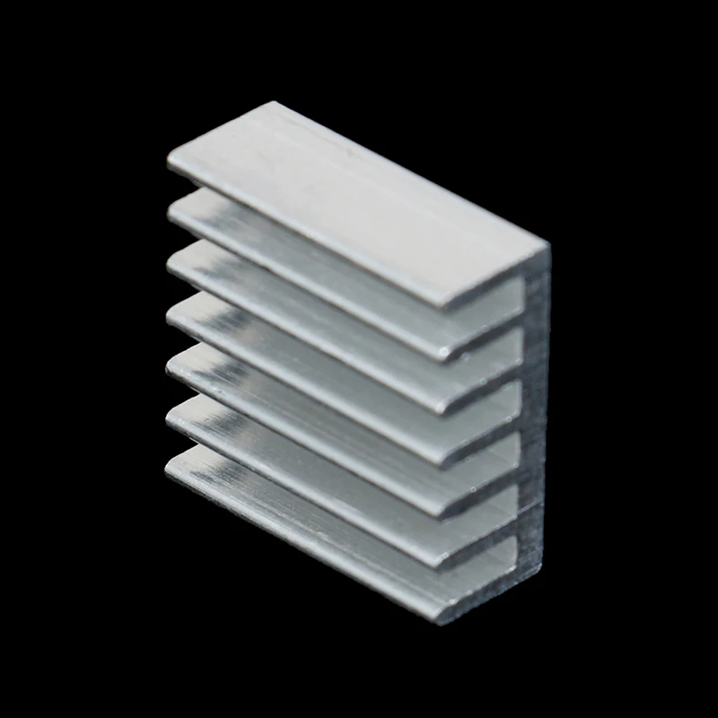 

New 10pcs 14*14*6mm Aluminum heatsink electronic chip radiator cooler