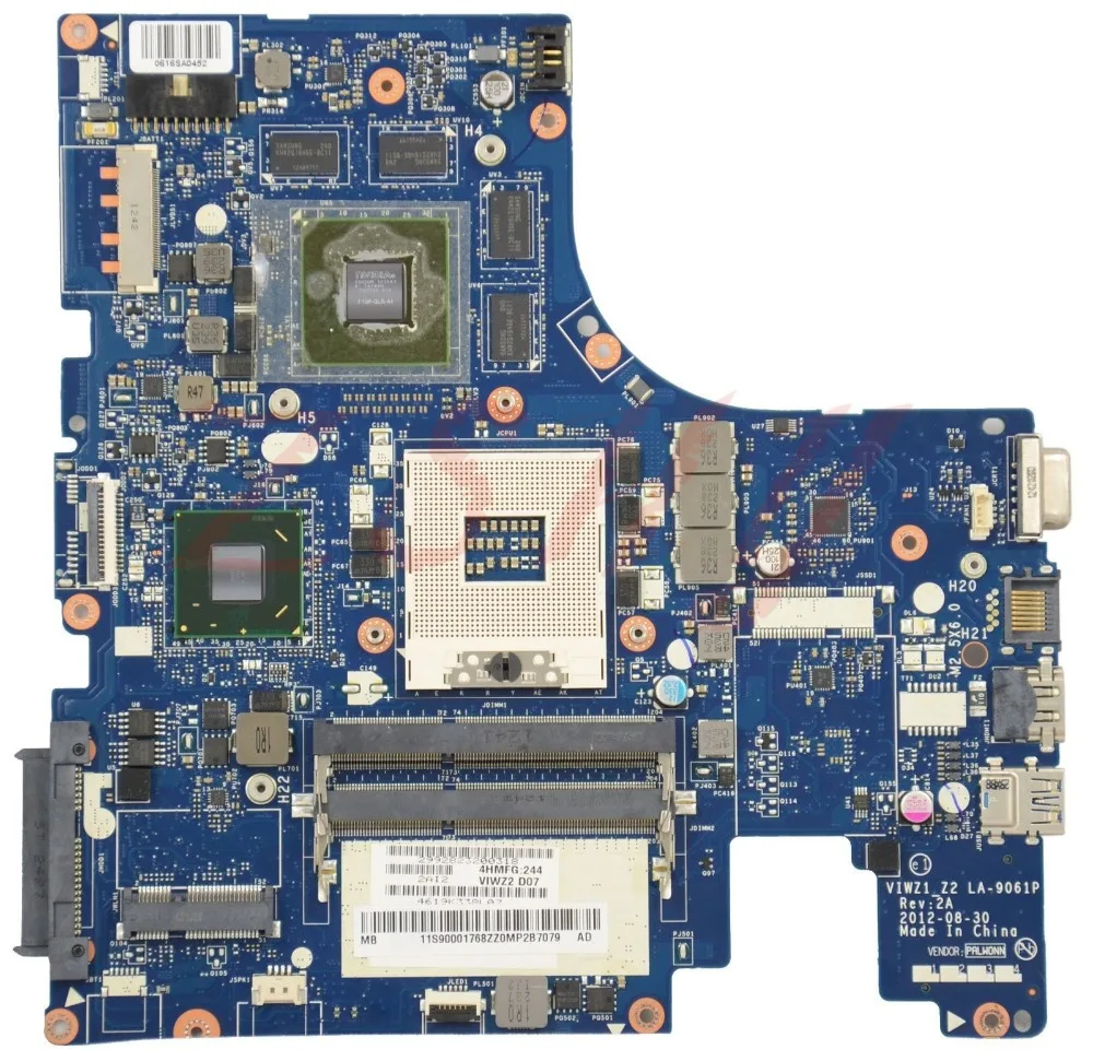 

LA-9061P for Lenovo ideapad Z500 laptop motherboard HM76 DDR3 Free Shipping 100% test ok