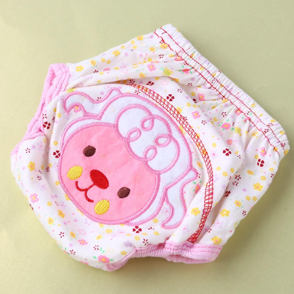 Многоразовые тренировочные штаны для новорожденных унисекс с принтом животных |