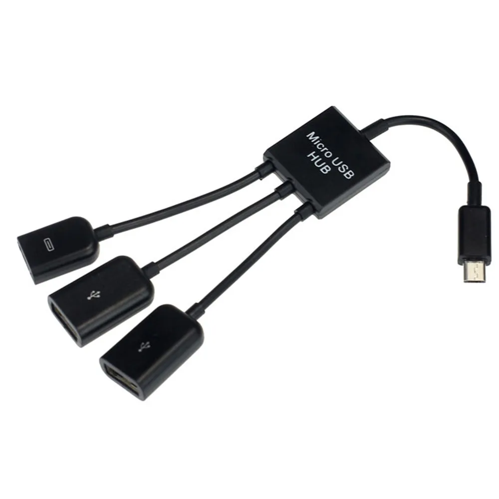 Новый двойной микро USB хост OTG концентратор адаптер кабель для Dell Venue8 Pro Windows 8